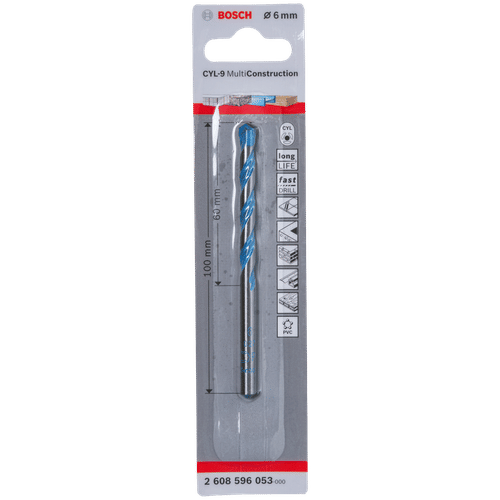 BOSCH MULTI CONSTRUCTION 6x60mm DRILL BIT