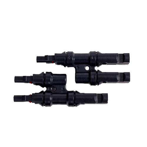 MC4 T BRANCH CONNECTOR MALE + FEMALE
