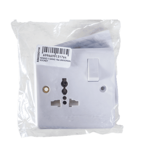 KENGO 1GANG 16a UNIVERSAL SWITCH SOCKET