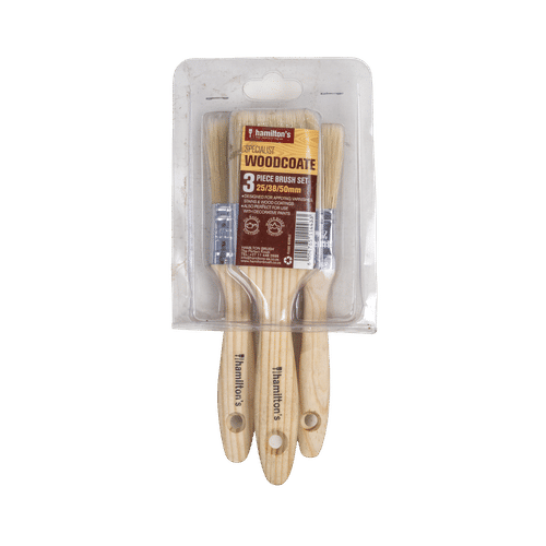 WOODCOATE 25/38/50mm 3PC BRUSH SET 