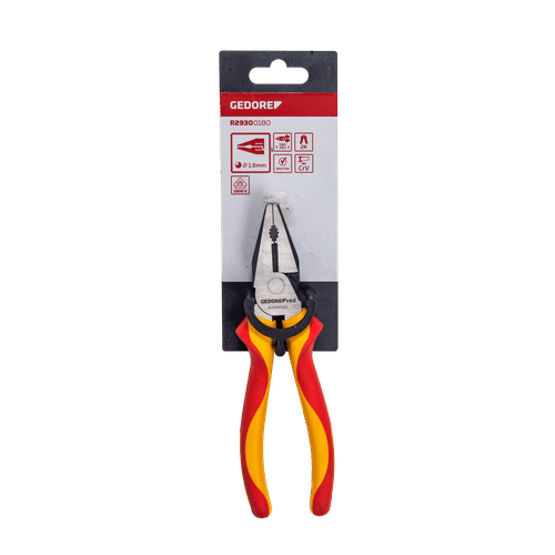 GEDORE RED 180mm VDE COMBINATION PLIERS