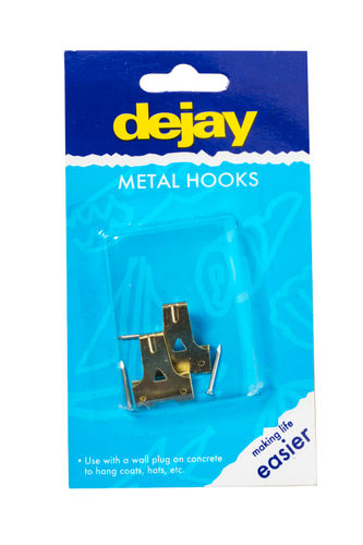 DEJAY DOUBLE STEEL PICTURE HOOK PINS