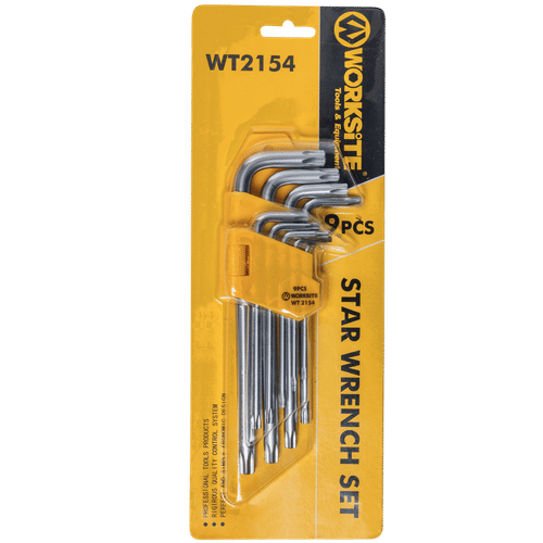 WORKSITE 9pc 1.5-10mm STAR WRENCH SET