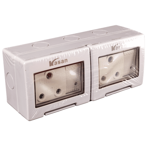 KASAN NKW-DRS WATER TIGHT 15a DOUBLE SWITCHED SOCKET