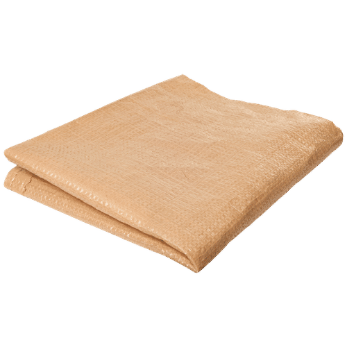 WOVEN POLY 600mmx960mm BEIGE/WHITE 50kg GRAIN BAG