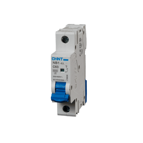 CHINT NB1-63 1 POLE 6kA 63a MCB