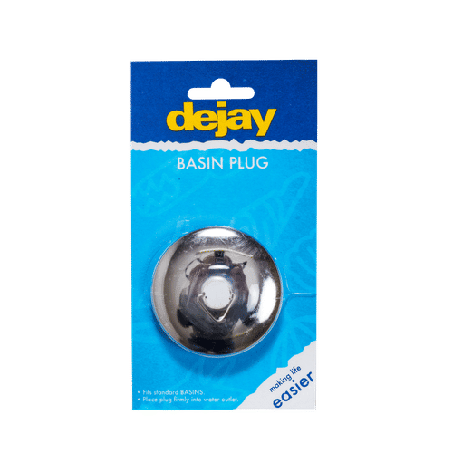 DEJAY SELF SEATING CHROME BASIN PLUG