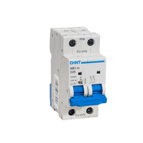 CHINT NB1-63 C25 10K DC 2 POLE 25a MCB