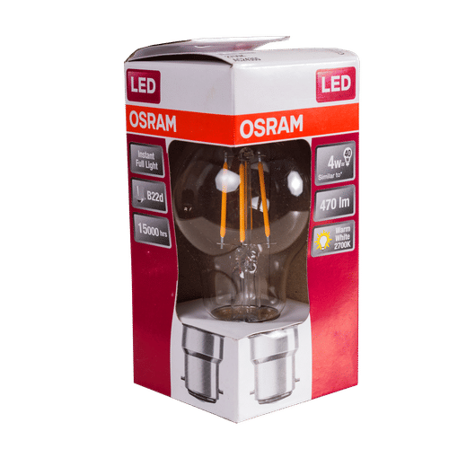 LEDVANCE WARM WHITE RETRO FILAMENT BC 4w LED LAMP