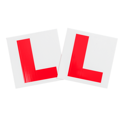 L PLATE SIGN 