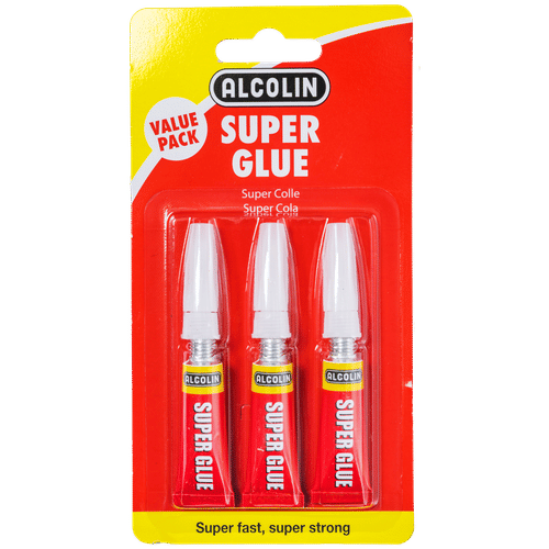 ALCOLIN VALUE PACK 3x3g SUPER GLUE