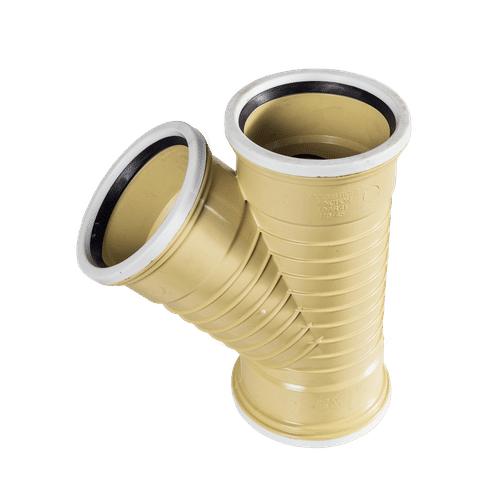 MARLEY SINGLE RIGHT RUBBER RING 110mm 45° UNDERGROUND ACCESS JUNCTION