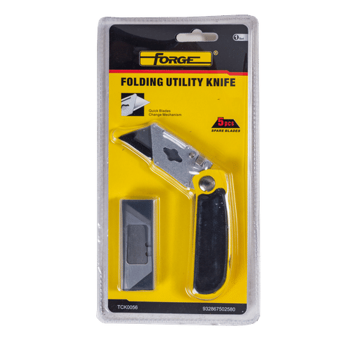 FORGE UTILITY FOLDING KNIFE + 5 SPARE BLADES