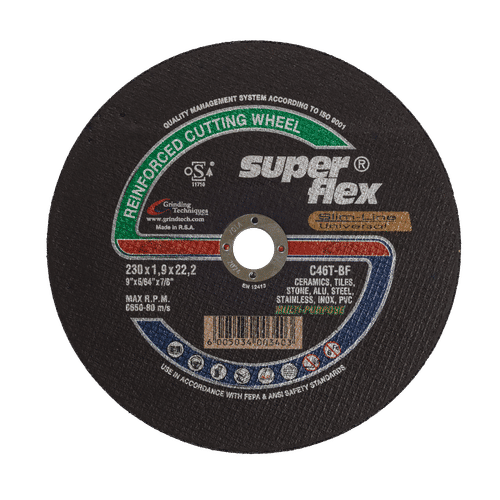 SUPER FLEX 230mmx1.9mmx22.2mm UNIVERSAL STEEL CUTTING DISC