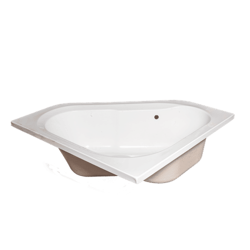 CERAMIC INDUSTRIES PIAZZA WHITE 1350mm CORNER BATH TUB