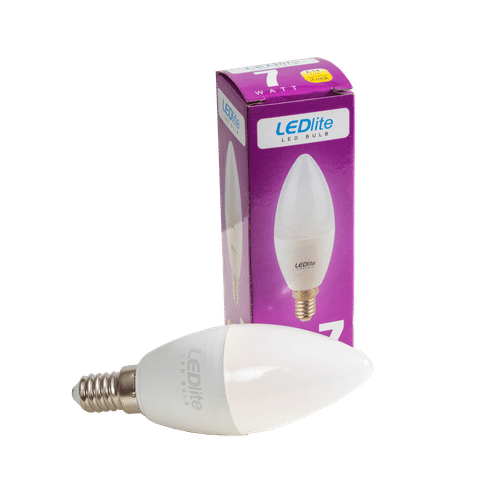 LEDLITE ES DIMMABLE WARMWHITE CANDLE 7w LED LAMP