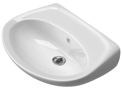 CERAMIC INDUSTRIES BETTALUX WHITE COURIER BASIN SET