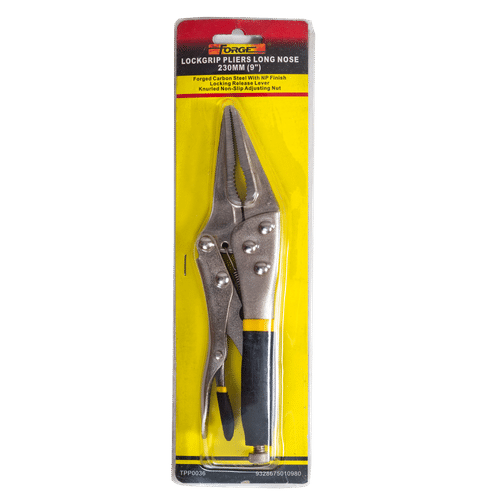 FORGE LOCKGRIP 230mm LONG NOSE PLIERS