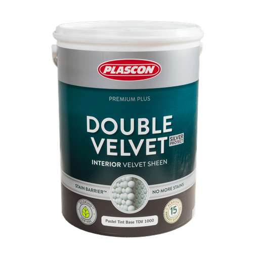 PLASCON DOUBLE VELVET 5Lt PASTEL TINTBASE