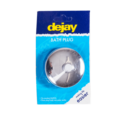 DEJAY SELF SEATING CHROME BATH PLUG