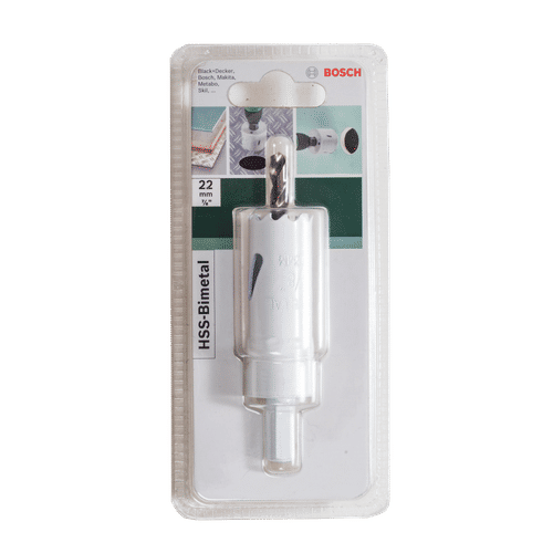 BOSCH HSS BI-METAL 22mm HOLESAW