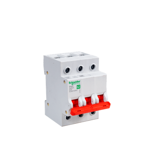 SCHNEIDER EASY 9 3 POLE 63a ISOLATOR