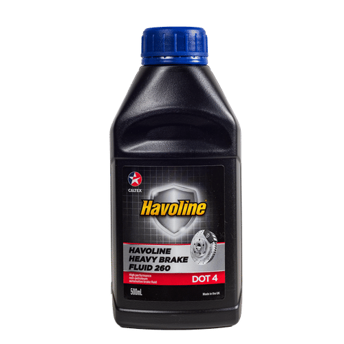 CALTEX HAVOLINE HEAVY DUTY DOT 4 500ml BRAKE FLUID