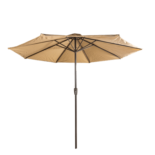 POLYESTER BEIGE 270cm GARDEN UMBRELLA