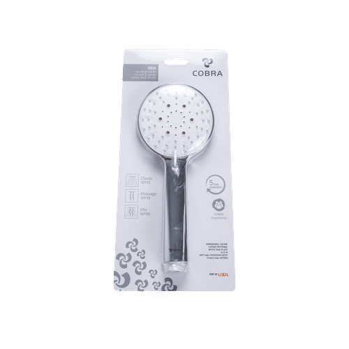 COBRA 3 SPRAY PATTERN 100 mm ROUND HAND SHOWER 