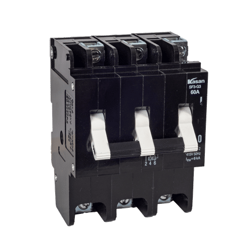 HYMAG TRIPLE POLE 60a MCB