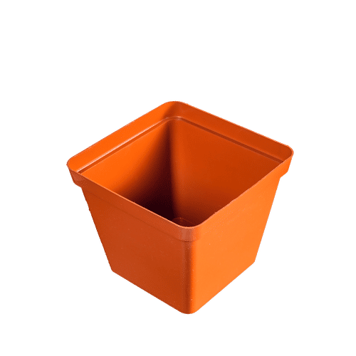 SQUARE PLASTIC TERRA 17.5cm PLANT POT