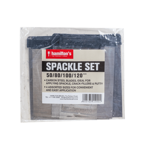 HAMILTON'S 4 PIECE SPACKLE SCRAPER SET