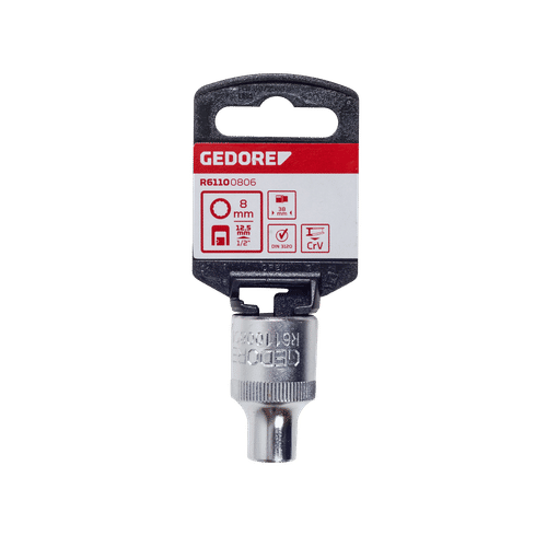 GEDORE RED ½" DRIVE 8mm BI-HEX SOCKET