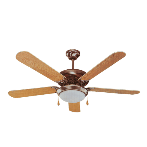 RADIANT 5 BLADE LIGHT WOOD 52" CEILING FAN