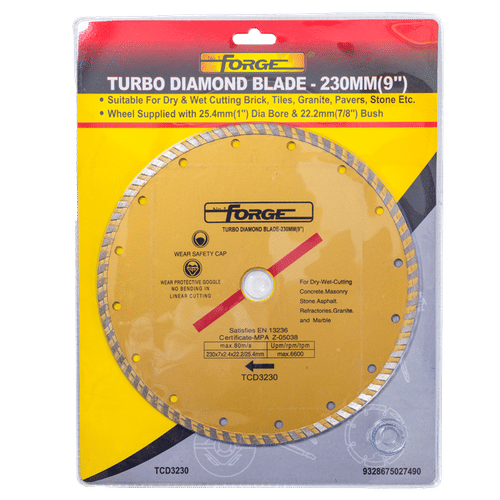 FORGE 230mm DIAMOND TURBO BLADE