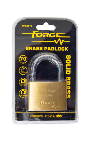 FORGE HPL0070 BRASS 70mm PADLOCK