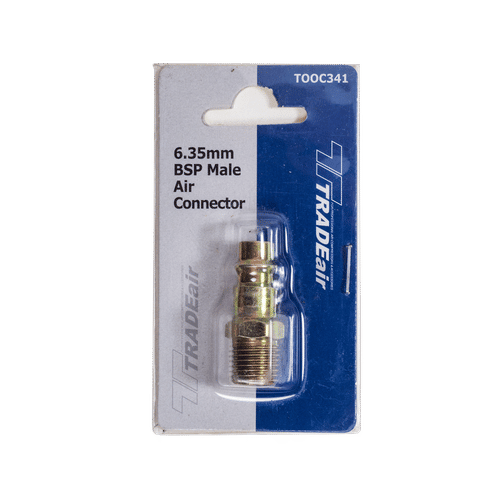 TRADEAIR BSP MALE CONNECT ¼" COUPLER
