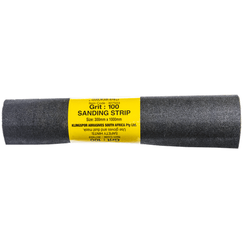 100 GRIT FINE 300mmx1m SANDING STRIP 
