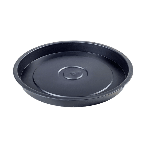 ROUND PLASTIC BLACK 30cm PLANT SAUCER