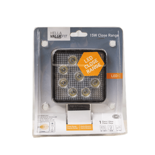 HELLA VALUEFIT 15w SQUARE LED FLOOD BEAM WORKLIGHT