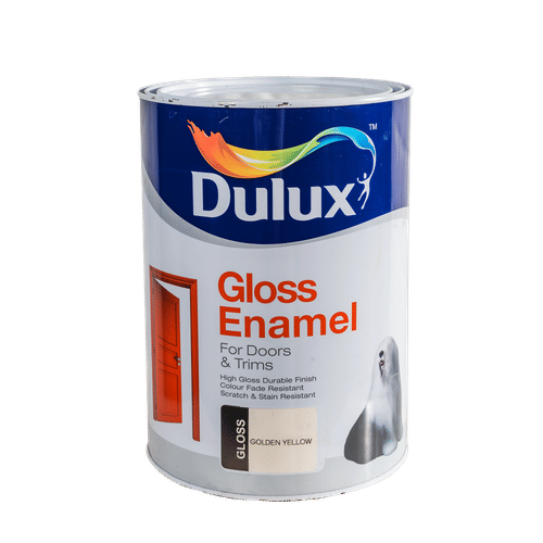DULUX GLOSS ENAMEL YELLOW 5Lt PAINT