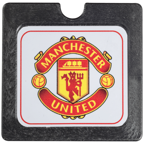 MANCHESTER UNITED PLASTIC SQUARE LICENCE DISC HOLDER