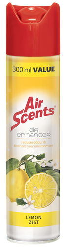 AIR SCENTS EXTRA VALUE LEMON ZEST 300ml AIR ENHANCER