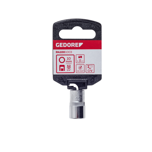 GEDORE RED ¼" DRIVE 10mm HEX SOCKET