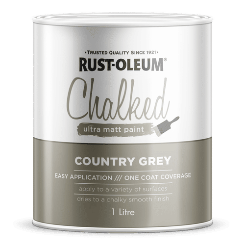 RUSTOLEUM CHALKED BRUSH COUNTRY GRAY 1Lt PAINT