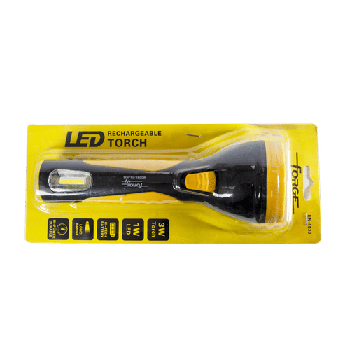 FORGE LED 3w+1w RECHARGEABLE TORCH
