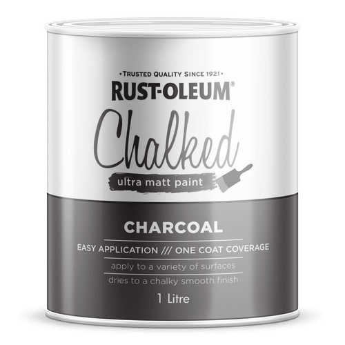 RUSTOLEUM CHALKED BRUSH CHARCOAL 1Lt PAINT