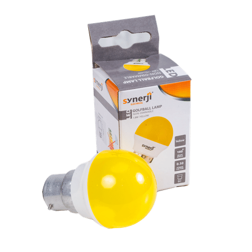 SYNERJI BC YELLOW LED 1.8w GOLFBALL LAMP