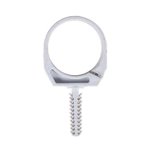  50mm PVC HOLDERBAT + WALL PLUG + NAIL