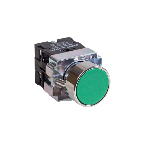CHINT 1NO+1NC GREEN FLUSH PUSH BUTTON